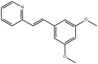 (E)-2-(3,5-diMethoxystyryl)pyridine Struktur