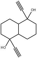 1,5-Naphthalenediol, 1,5-diethynyldecahydro- (9CI) Struktur