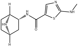 5-Thiazolecarboxamide,N-(1S,2R,4R)-7-azabicyclo[2.2.1]hept-2-yl-2- Struktur