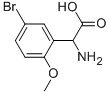 AMINO(5-BROMO-2-METHOXYPHENYL)ACETIC ACID Struktur