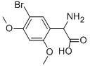 AMINO(5-BROMO-2,4-DIMETHOXYPHENYL)ACETIC ACID Struktur