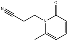 1(2H)-Pyridinepropanenitrile,6-methyl-2-oxo-(9CI) Struktur