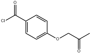 Benzoyl chloride, 4-(2-oxopropoxy)- (9CI) Struktur