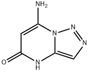 [1,2,3]Triazolo[1,5-a]pyrimidin-5(4H)-one, 7-amino- (9CI) Struktur