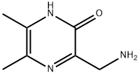 2(1H)-Pyrazinone, 3-(aminomethyl)-5,6-dimethyl- (9CI) Struktur