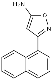 3-NAPHTHALEN-1-YL-ISOXAZOL-5-YLAMINE Struktur