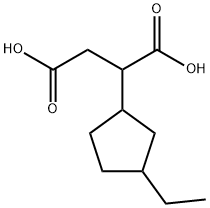 Butanedioic acid, (3-ethylcyclopentyl)- (9CI) Struktur