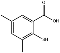 Benzoic acid, 2-Mercapto-3,5-diMethyl- Struktur