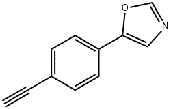 5-(4-ETHYNYLPHENYL)-1,3-OXAZOLE Struktur