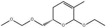 2H-Pyran,2-ethoxy-5,6-dihydro-6-[(methoxymethoxy)methyl]-3-methyl-,(6S)-(9CI) Struktur