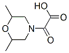 4-Morpholineacetic  acid,  2,6-dimethyl--alpha--oxo- Struktur