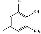 2-AMino-6-broMo-4-fluorophenol Struktur