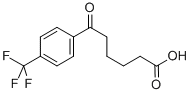 6-OXO-6-(4-TRIFLUOROMETHYLPHENYL)HEXANOIC ACID Struktur