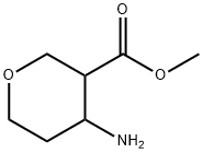 2H-Pyran-3-carboxylicacid,4-aminotetrahydro-,methylester(9CI) Struktur