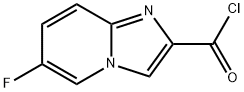 Imidazo[1,2-a]pyridine-2-carbonyl chloride, 6-fluoro- (9CI) Struktur