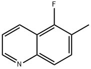 Quinoline, 5-fluoro-6-methyl- (9CI) Struktur