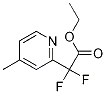 difluoro-(4-methyl-pyridin-2-yl)-acetic acid ethyl ester Struktur