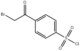 4-(2-BROMOACETYL)BENZENESULFONYL CHLORIDE Struktur