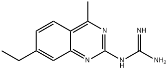 Guanidine, (7-ethyl-4-methyl-2-quinazolinyl)- (9CI) Struktur