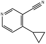 3-Pyridinecarbonitrile,4-cyclopropyl-(9CI) Struktur