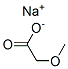 sodium methoxyacetate Struktur