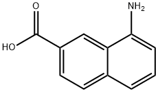 8-Amino-2-naphthoic acid Struktur