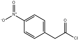 2-(4-nitrophenyl)acetyl chloride Struktur