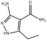 1H-Pyrazole-4-carboxamide,  3-amino-5-ethyl- Struktur