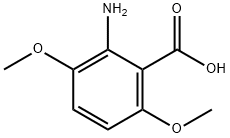 2-amino-3,6-dimethoxybenzoic acid Struktur