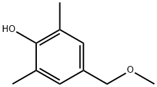 2,6-Dimethyl-4-(methoxymethyl)phenol Struktur