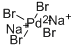 SODIUM TETRABROMOPALLADATE(II) Struktur