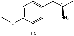 1-(4-methoxyphenyl)propan-2-amine hydrochloride Struktur