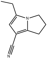 1H-Pyrrolizine-7-carbonitrile,5-ethyl-2,3-dihydro-(9CI) Struktur