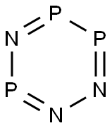 1,2,4,3,5,6-Triazatriphosphorine Struktur