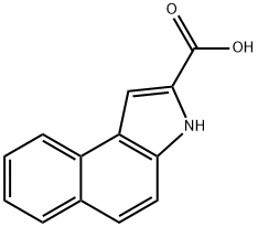 3H-Benz[e]indole-2-carboxylic acid Struktur