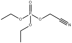 cyanomethyl diethyl phosphate  Struktur