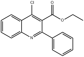 ETHYL 4-CHLORO-2-PHENYLQUINOLINE-3-CARBOXYLATE Struktur