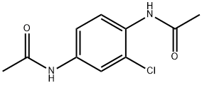 N,N'-(2-chloro-1,4-phenylene)bisacetamide    Struktur