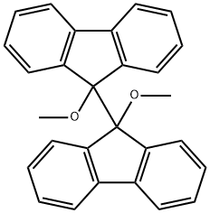 9,9'-Dimethoxy-9,9'-bi(9H-fluorene) Struktur