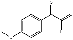 2-Propen-1-one, 2-fluoro-1-(4-methoxyphenyl)- (9CI) Struktur