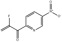 2-Propen-1-one, 2-fluoro-1-(5-nitro-2-pyridinyl)- (9CI) Struktur