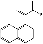 2-Propen-1-one, 2-fluoro-1-(1-naphthalenyl)- (9CI) Struktur