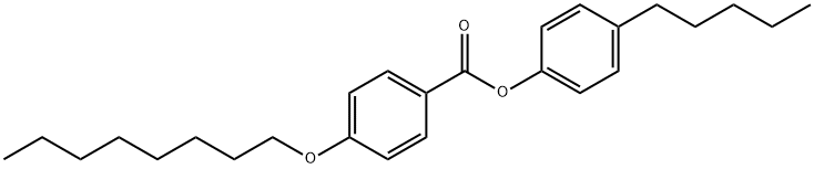 4-PENTYLPHENYL 4-OCTYLOXYBENZOATE, 97 Struktur