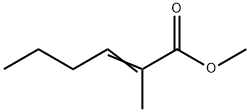 2-Methyl-2-hexenoic acid methyl ester Struktur