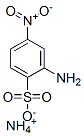 2-Amino-4-nitrobenzenesulfonic acid ammonium salt Struktur