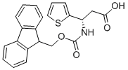 FMOC-(S)-3-AMINO-3-(2-THIENYL)-PROPIONIC ACID Struktur