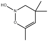 2H-1,2-Oxazine, 3,4-dihydro-2-hydroxy-4,4,6-trimethyl- (9CI) Struktur