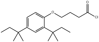 4-[2,4-bis(1,1-dimethylpropyl)phenoxy]butyryl chloride Struktur