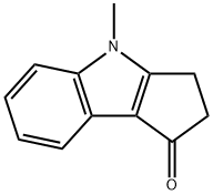 4-METHYL-3,4-DIHYDRO-2H-CYCLOPENTA[B]INDOL-1-ONE Struktur