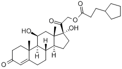 HYDROCORTISONE CYPIONATE (200 MG) Struktur